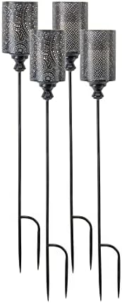 Melrose Modern Home Decorative Garden Stake (Set of 4) 40" H Metal